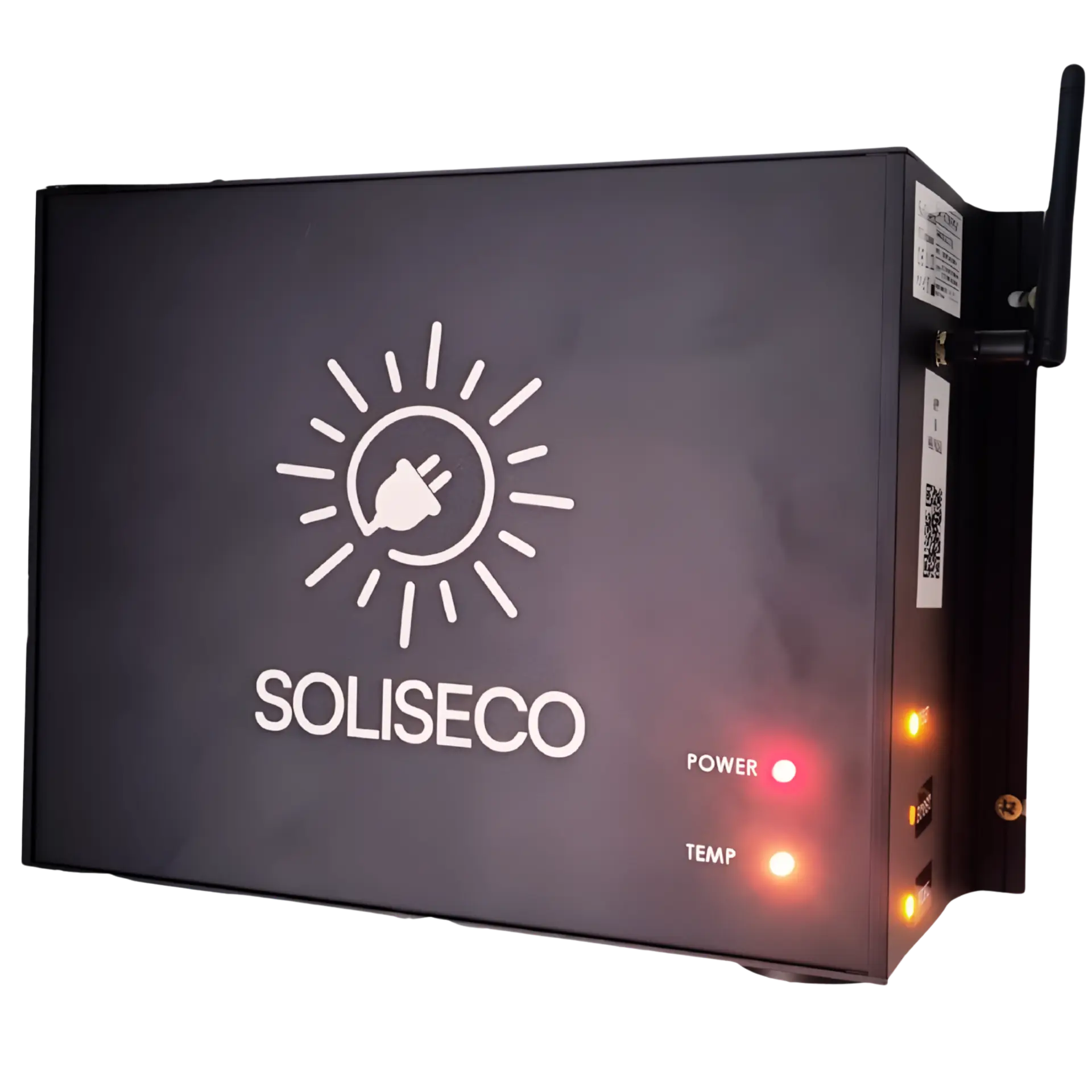 Boîtier Soliseco permettant de transformer le surplus d’énergie photovoltaïque en eau chaude afin d’optimiser l’autoconsommation solaire et réduire la consommation de gaz ou de mazout.